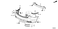 04715TZ3H00ZZ-FACE,RR BUMPER