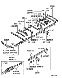 MR125613-SIDEMEMBER,FR FLOOR,LH