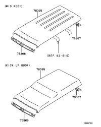 MB860609-RAIL,ROOF,FR