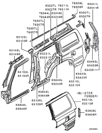 MR178597-PILLAR,CTR OTR LH