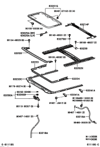 6320242030-RAIL SUB-ASSY, SLIDE ROOF