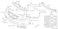 57704FG040-BUMPER PUNCHING FSTD