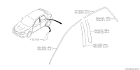 90422FG000-TAPE DR SASH F M RH