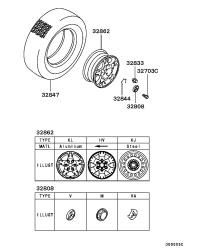 MR347070-WHEEL,DISC