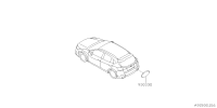 91174SA181-ORNAMENT ASSY F N