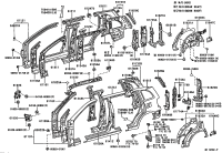 6102342090-PILLAR, FRONT BODY, UPPER INNER RH