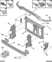 7106E8-MEMBER ASSY-ENGINE MOUNTING