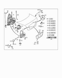 2207500091-HDL ASSY-ROOF ASSIST FR,LH