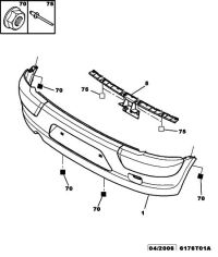 7410AH-BAR, REAR BUMPER