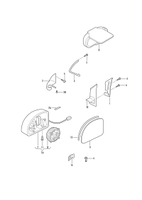 1C2857507D-Bracket, powerfold w/adj pnl (primer upper)