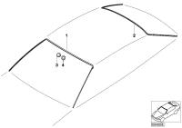 51318208471-COVER-WINDSHIELD/E46