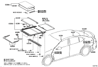 6320933190-PANEL SUB-ASSY, ROOF WIND DEFLECTOR