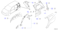 G67502GCMA-PILLAR-REAR,INNER RH