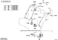 733600R110C0-BELT ASSY, RR SEAT