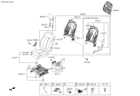 88700C3EK0VCH-HEADREST ASSY-FRONT SEAT