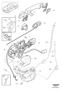 39879742-HDL ASSY-ROOF ASSIST FR,LH