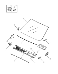 5022003400-GLASS WINDSHIELD
