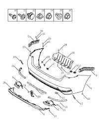 6044034900-BAR, REAR BUMPER