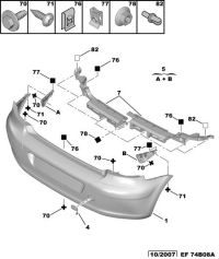 7410HN-BAR, REAR BUMPER