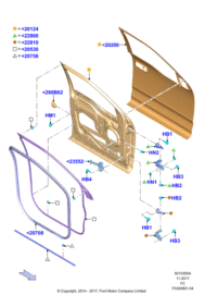 W717122S300-FASTNER-EXPANDING REAR PANEL