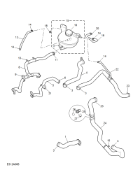 30146150-Pipe assy-radiator to engine