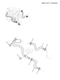 92157578-Hose, radiator port