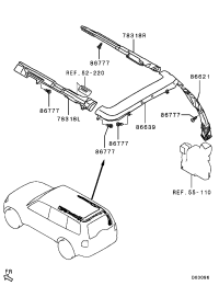 MR360761-DUCT,RR VENTILATOR