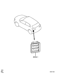 7835A030-DUCT,RR VENTILATOR