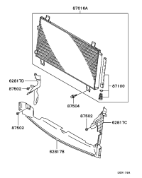 MR958112-CONDENSER ASSY,A/C REFR