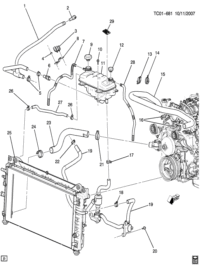 22797287-Radiator reserve tank (AC-DELCO #22797287)