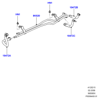LR017302-HOSE - HEATER WA