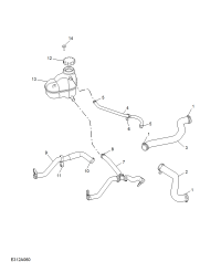 10623160-Pipe assy-radiator to engine