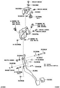 3132142010-PAD, BRAKE PEDAL