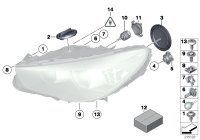 63127263332-REPAIR KIT HEADLIGHT631014