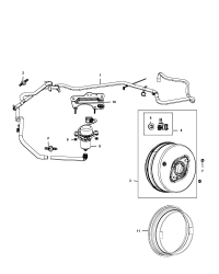 68190182AE-Cylinder assy, supercharger & master
