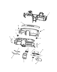 4664365AC-PANEL INSTRUMENT PANEL CLOSEOUT