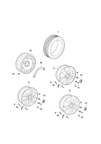 2SD601025Z31-Bright chrome rim