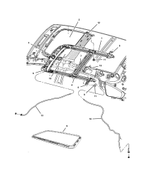 68003466AB-GLASS SUNROOF