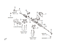 3411101AKZ16A-Insulator, steering gear box