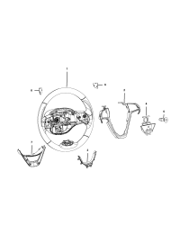 5QV36GFAAA-(^)BEZEL STEERING WHEEL
