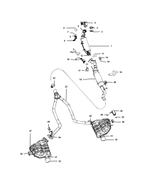 68146718AA-GASKET TURBO EXHAUST OUTLET