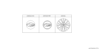 28821AJ000-CENTER CAP ASSY