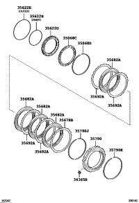 3562233050-PISTON, BRAKE, NO.2