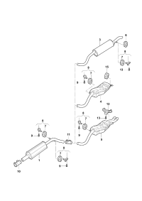 34D253609AM-Muffler assy-rr