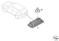 63267193294-LED indicator, license plate lamp