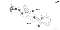 79746S6FG01-CLAMP,HTR HOSE