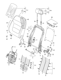 5N0881605-Knob-back adjust