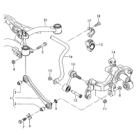 1K0511327AR-Rubber support: