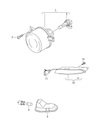 1T0941699D-Halogen fog lamp