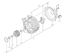 06J903023H-ALTERNATOR 3P 14V/150A/6G-W204